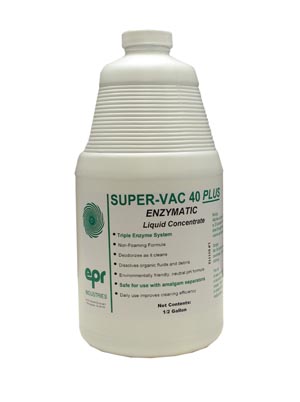 EPR Super-Vac 40 PLUS Liquid, ½ Gal Bottle, 6/cs