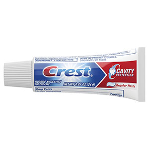 P&G Crest® Toothpaste, Cavity Protection, .85 oz, 240/cs
