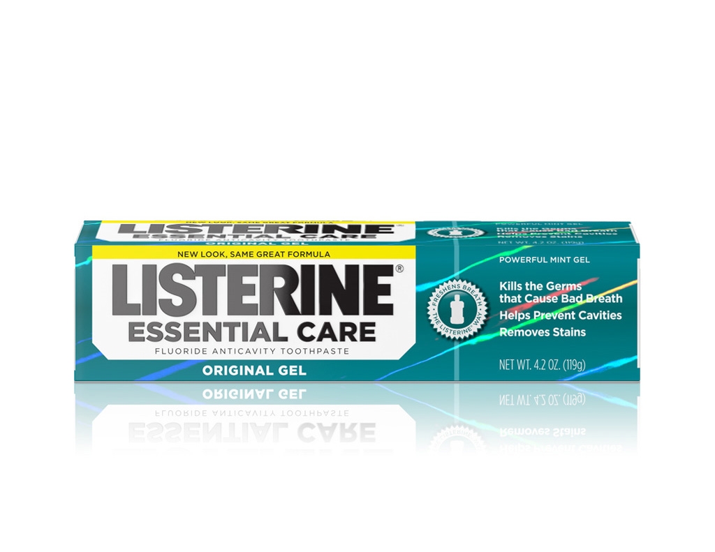 J&J Listerine® Essential Care™ Toothpaste, Gel, 4.2 oz, 24/cs