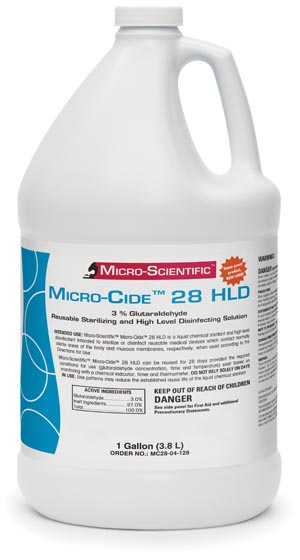 Micro-Scientific Micro-Cide28 Hld® Disinfectant, 1 Gallon