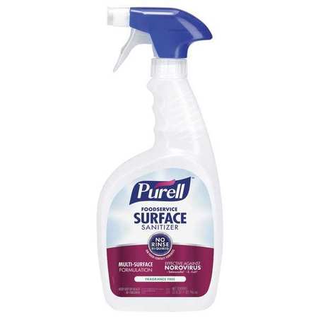 Gojo Purell™ Foodservice Surface Sanitizer, 32 oz Bottle with Trigger, Capped & Sealed