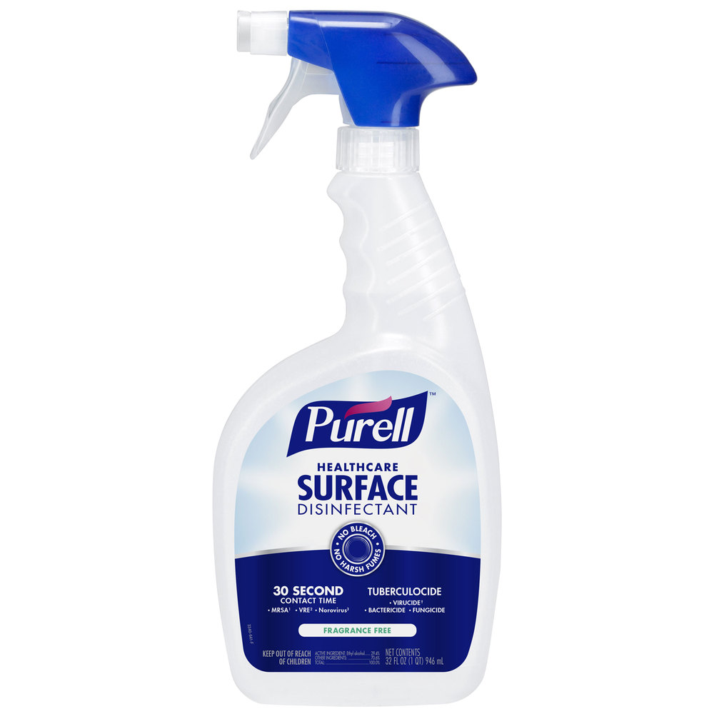 Gojo Purell™ Healthcare Surface Disinfectant, Capped & Sealed w/ Trigger, 32 fl oz