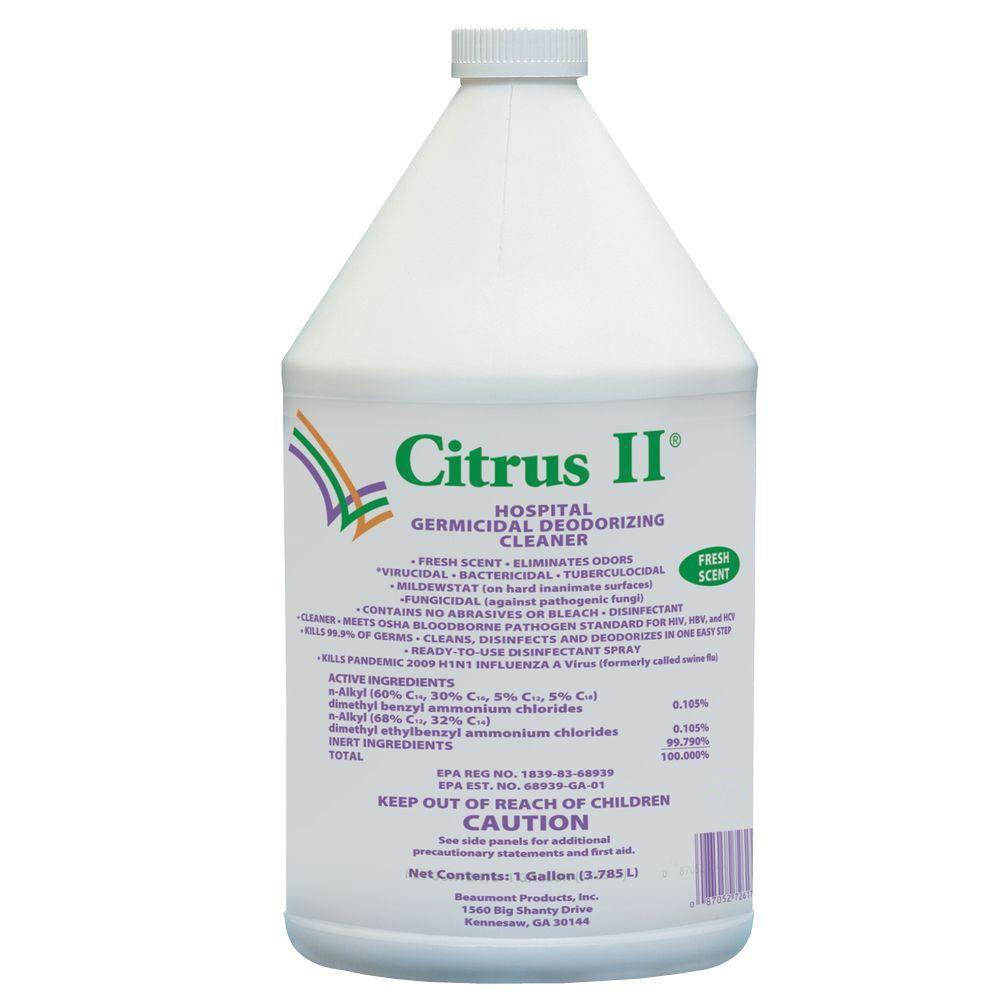 Beaumont Citrus II Germicidal Deodorizing Cleaner, Lavender Scent, Gallon Refill