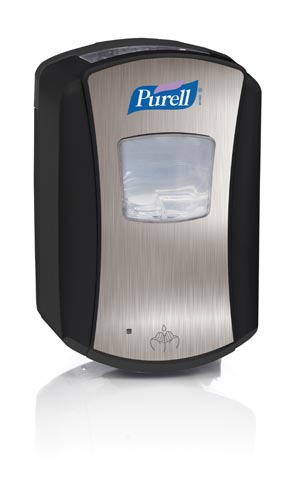 Gojo Purell® LTX-7™ Dispenser, 700mL, Chrome/ Black