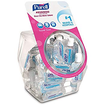 Gojo Purell® Advanced Instant Hand Sanitizer, 1 fl oz Bottle, Display Bowl, Refreshing Gel