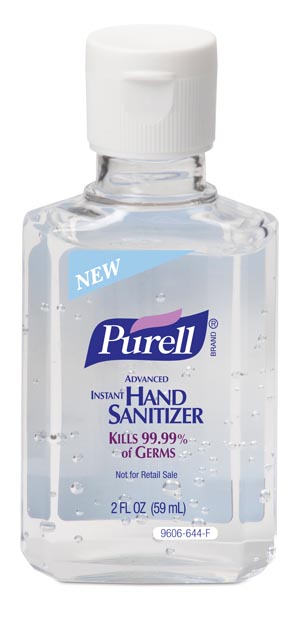 Gojo Purell® Instant Hand Sanitizer, 2 fl oz PERSONAL™ Bottle with Flip-Cap (use with 