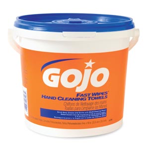Gojo Fast Wipes® Hand Cleaning Towels, 130 Ct Bucket