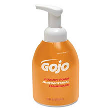 Gojo Luxury Foam Handwash, Table Top, Pump Bottle, 535mL