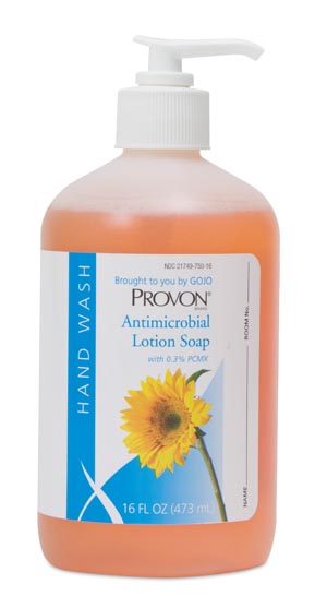 Gojo Provon® Antimicrobial Lotion Soap, 16 fl oz Pump Bottle
