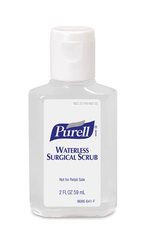 Gojo Purell® Surgical Scrub, 2 oz Bottle Flip Cap, Clear