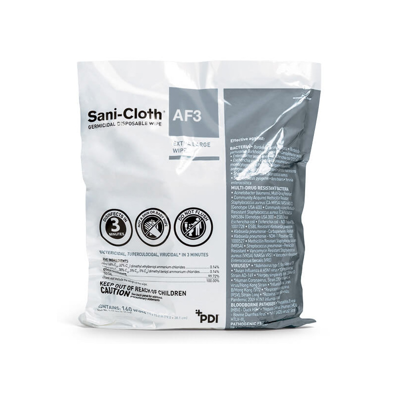 PDI Sani-Cloth® AF3 Refill, 160 Sheets Per Pail