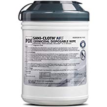 PDI Sani-Cloth® AF3 Germicidal Disposable Wipe, Large, 6" x 6¾", 160/canister