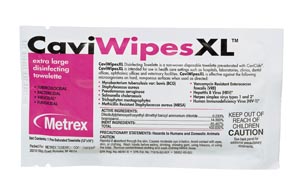 Metrex XL Caviwipes™, Single, 50/bx
