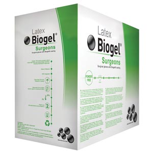 Molnlycke Biogel® Surgeon Gloves, Size 8½, Sterile, Latex, Powder Free (PF)
