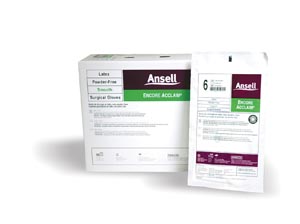 Ansell Encore® Acclaim™ Powder-Free Latex Surgical Gloves, Size 7½