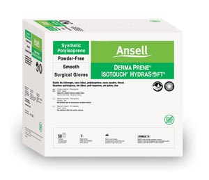 Ansell Micro-Touch® Plus Sterile Singles Gloves, Latex, Powder Free, Medium