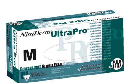 Innovative Nitriderm® EP Ultra Pro™ Nitrile Synthetic Powder-Free Exam Gloves, XX-Larg