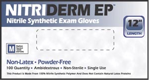 Innovative Nitriderm® EP Nitrile Synthetic Powder-Free Exam Gloves, XX-Large