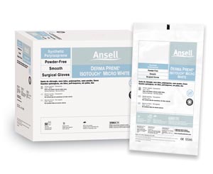 Ansell Gammex® Non-Latex PI Micro White Surgical Gloves, Size 8½