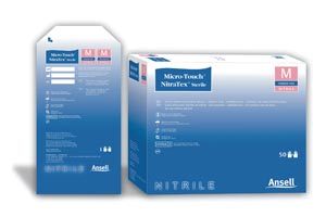 Ansell Micro-Touch® Nitratex® Sterile Exam Gloves, Large, Pairs