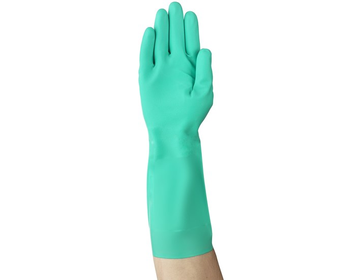 Ansell Sol-Vex® Nitrile Chemical Protection Gloves, Size 11