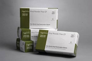 Omni International Omnitrust™ Vinyl Powder Free Comfort Formulation Examination Glove, Med