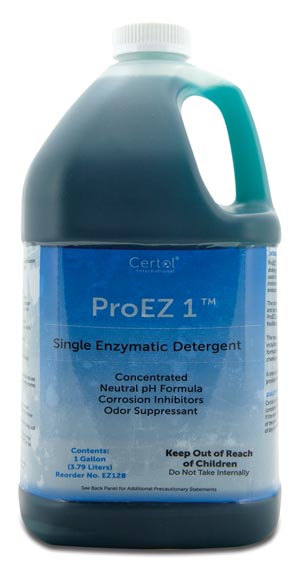 Certol ProEZ™ 1 Single Enzymatic Detergent & Ultrasonic Cleaning Detergent, 1 Gallon