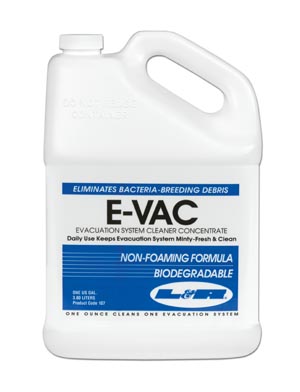 L&R E-Vac Evacuation System Cleaner Concentrate, Gallon