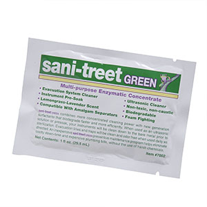 Enzyme Industries Sani-Treet Green, Lemongrass-Lavender, Uni-Dose Packets