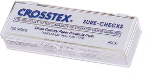 Crosstex Sure-Check® Strip, White, 3¾" x 6¼"