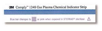 3M™ Comply™ Gas Plasma Chemical Indicator Strips, 13/16" x 4"