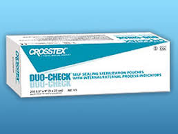 Crosstex Duo-Check® Sterilization Pouch, 8" x 16"