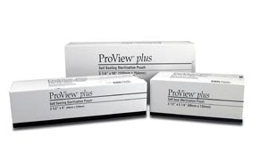 Certol Proview® Plus Self Seal Sterilization Cassette Pouch, 3½" x 9"
