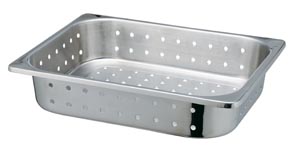 Tech-Med Stainless Steel Instrument Tray, Perforated, 12.59" x 10.23" x 2.56"