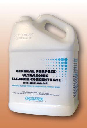 Crosstex Ultrasonic Cleaning Solution, 10:1 Concentrate, Gallon