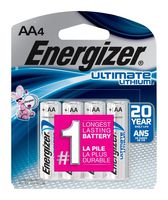 Energizer Ultimate Lithium Battery, AAA, 4/pk