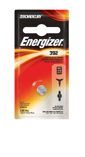 Energizer Silver Oxide Battery, 1.5V, MAH: 42 (Watch Battery) 6/pk