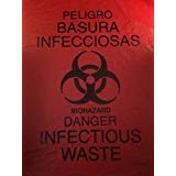 Medegen Infectious Waste Bag with Biohazard Symbol, 38" x 45", Red, 2 mil, 44 Gal