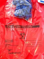 Medegen Autoclavable Biohazard Waste Bag, 19" x 24", Red/ Black, 2 mil, 7-10 Gal