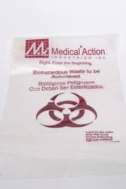 Medegen Saf-T-Sure® Autoclavable Decontamination Bags, Clear, 19" x 24", 2 mil