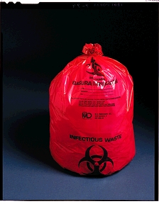 Medegen Ultra-Tuff™ Infectious Waste Bags, 23" x 17" x 46", 1.25 mil, 150/cs