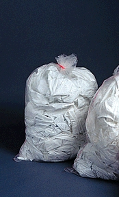 Medegen Water Soluble Laundry Bags, 28" x 39", Print/ Label No Print, 0.8 Mil, 30-32 Ga