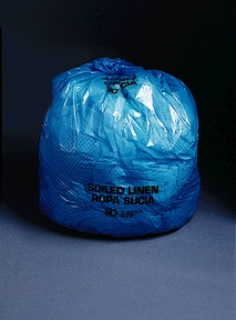 Medegen Sure-Seal™ Soiled Linen Linen Bag, 40" x 46", 1.2 mil, Blue