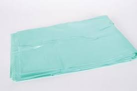 Medegen Polyethylene Can Liners, 40" x 48", Mint Green, 1.2 mil