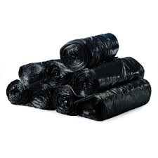 Medegen Polyethylene Can Liners, 40" x 48", Black, Low Density, 1.5 mil