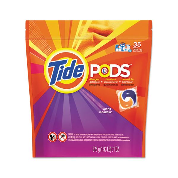 P&G Distributing Tide Pods Laundry Detergent, Spring Meadow, 35/pk