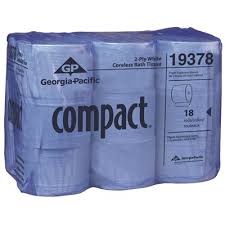 Georgia-Pacific Compact® Coreless Bathroom Tissue, 1500 Sheet, 2-Ply