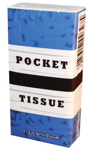 New World Imports Pocket Tissue, 2-Ply