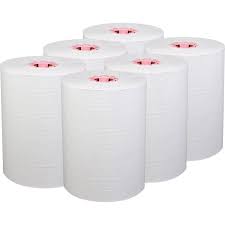 Kimberly-Clark Scott Slimroll Hard Roll Towels, 8" x 580 ft roll, White, 6 rl/cs