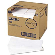 Kimberly-Clark Wypall® X70 Wipers, White, 12.5" x 23.5", Bulk